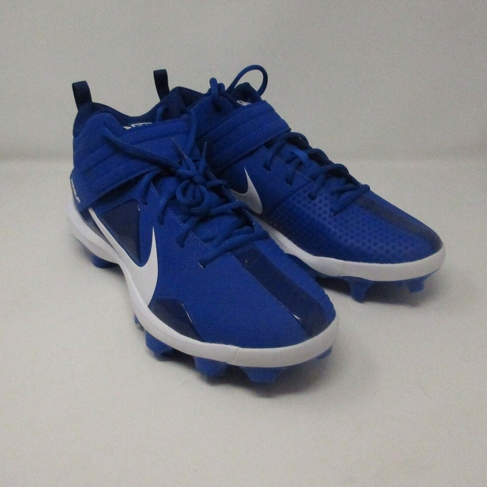 Nike Force Trout 7 MCS Baseball Cleats Blue White CT0828-400 New Men's Size 11